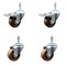 Service Caster 3 Inch SS High Temp Phenolic 3/8 Inch Stem Caster Total Lock Brake SCC, 2PK SCC-SSTSTTL20S314-PHSHT-381615-2-S2 - alternate 3